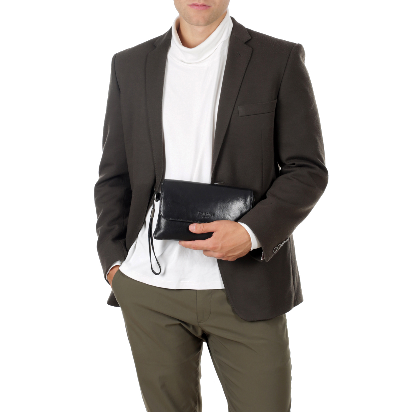 Кожаная сумка-визитка Dr. Koffer 