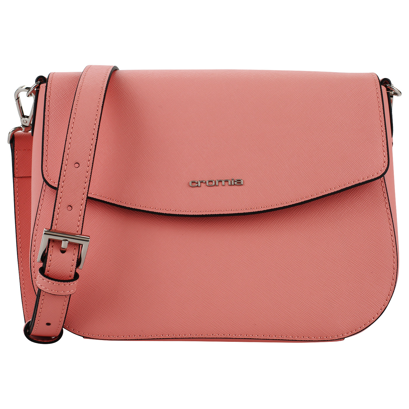 Cromia Сафьяновая сумочка с откидным клапаном