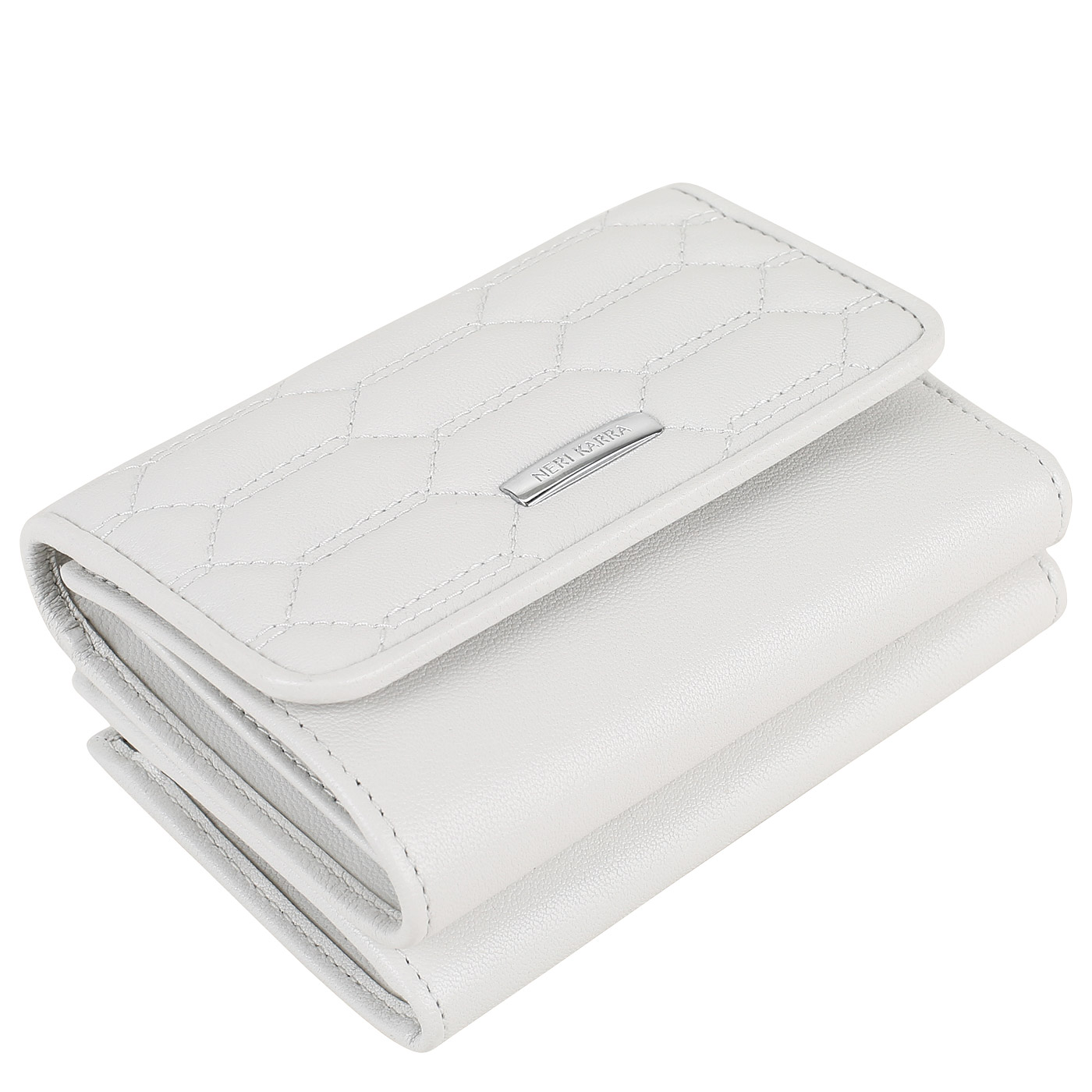 Стеганое портмоне на кнопке Neri Karra 