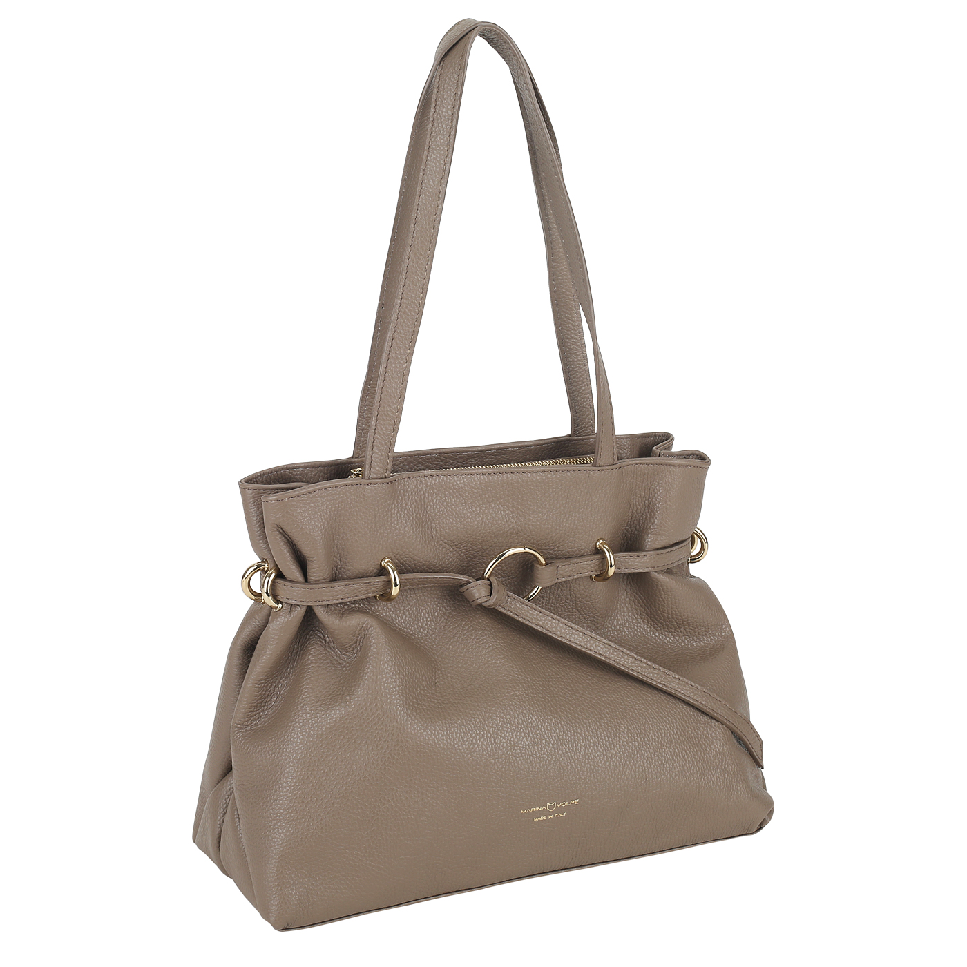 Кожаная сумка Marina Volpe Martina