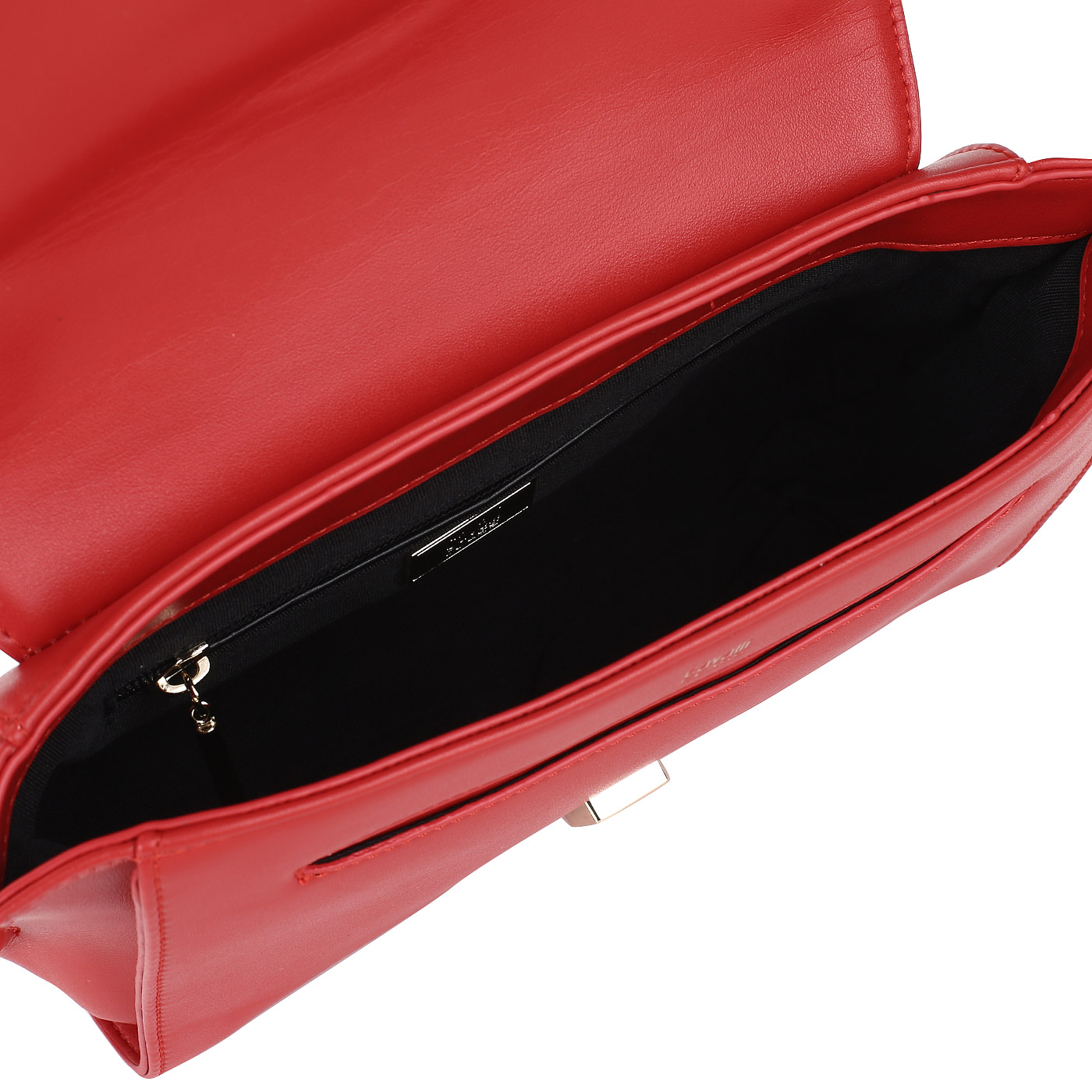 Красная сумочка с откидным клапаном Cavalli Class Fall snake 3D