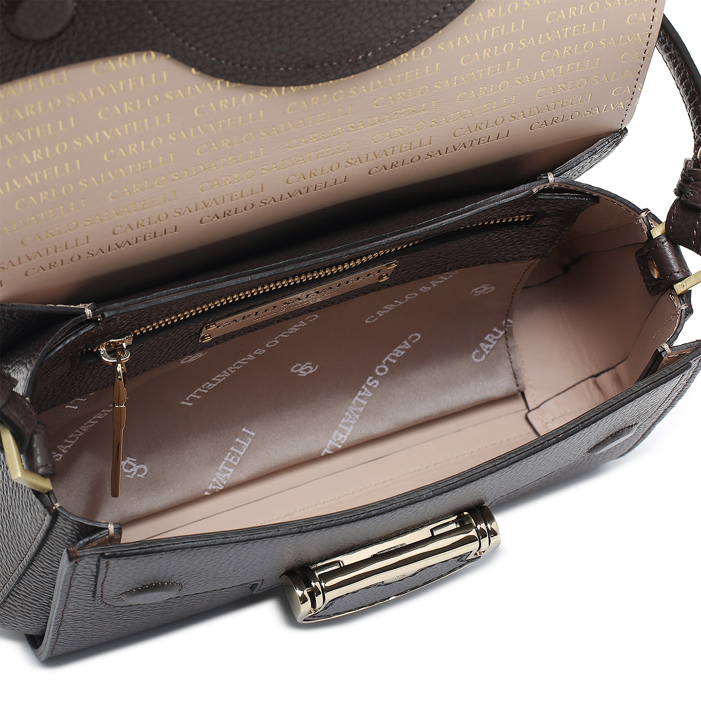 Кожаная сумка Carlo Salvatelli Tiziana gemma