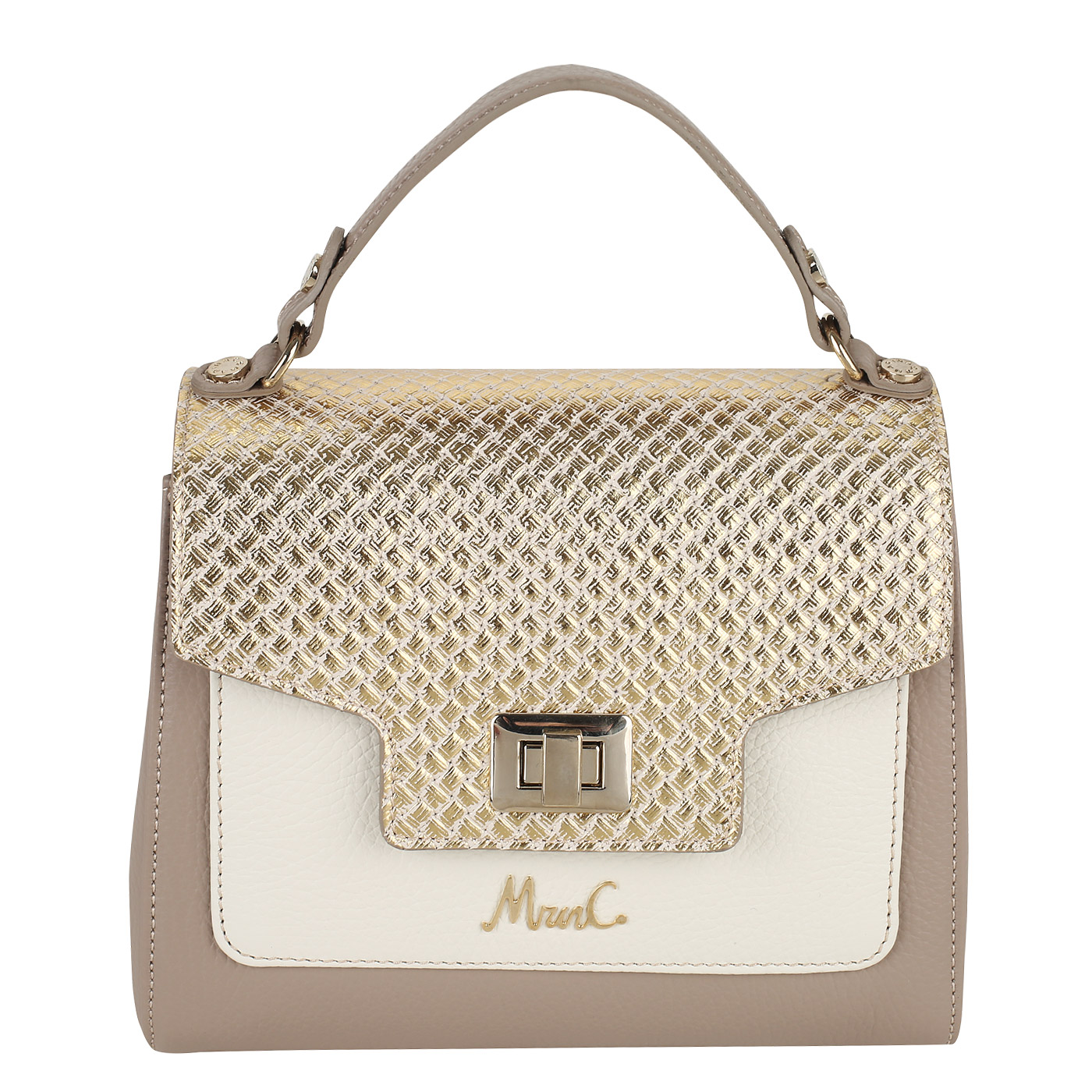 Marina Creazioni Кожаная сумка с плечевым ремешком