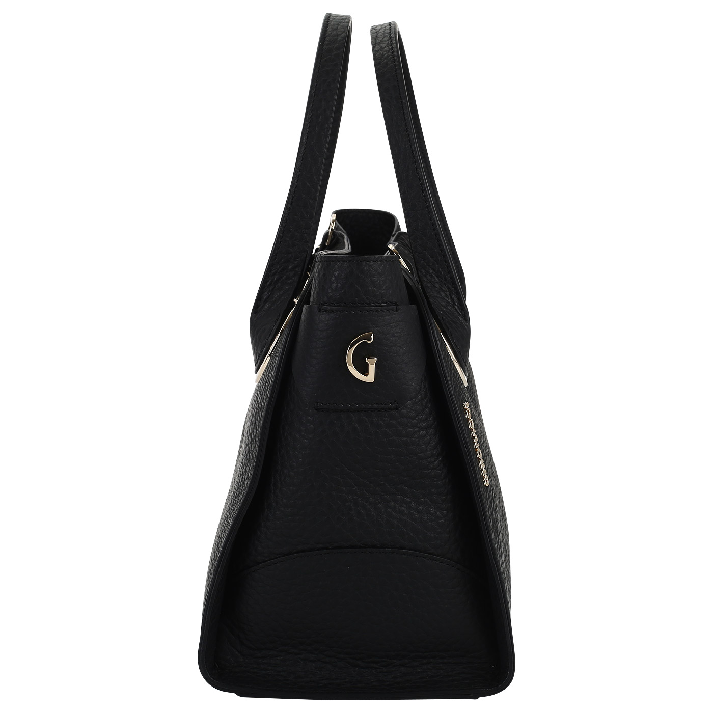 Черная кожаная сумка Gironacci 