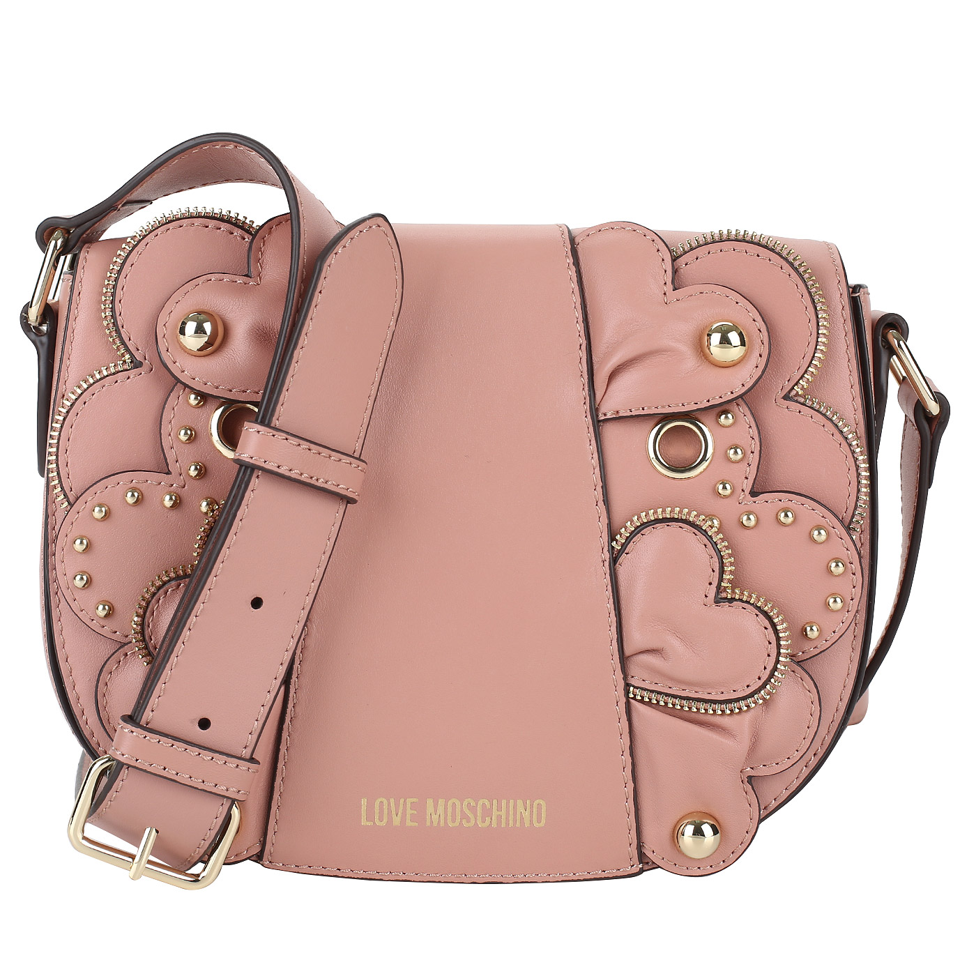 Love Moschino Кожаная женская сумочка с декором