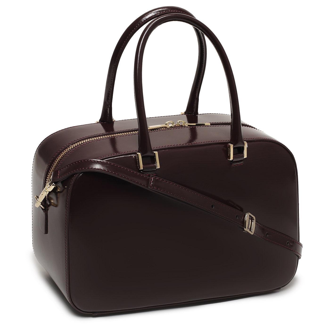 Глянцевая сумка Christian Villa Vitello Specchio