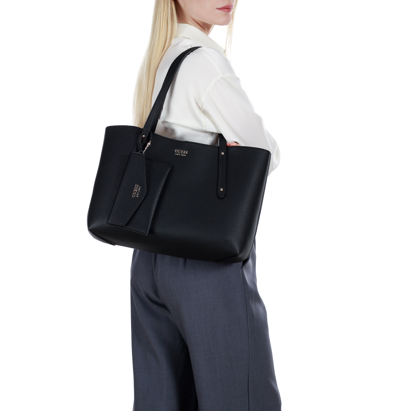 Сумка с длинными ручками Guess Brenton