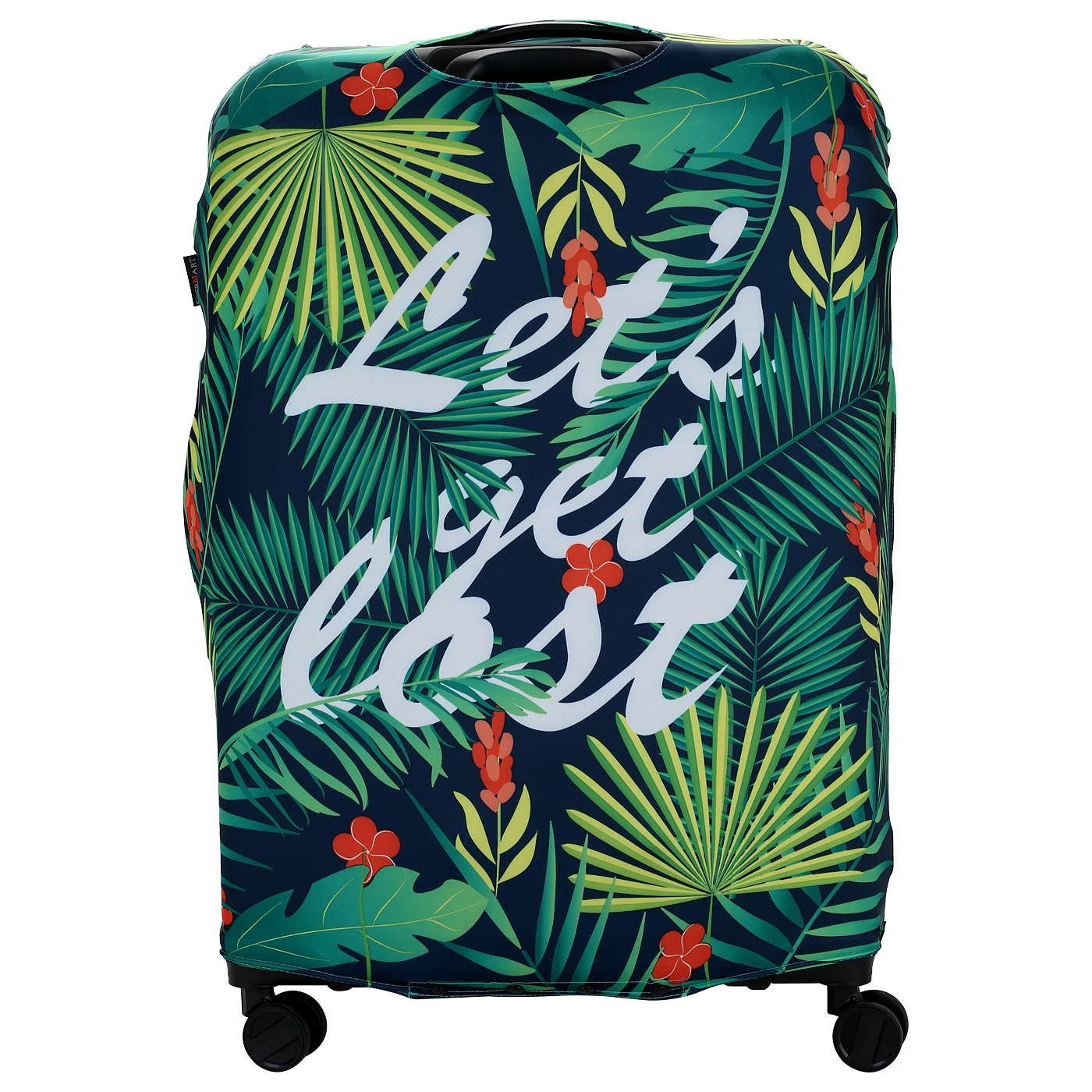 Чехол для чемодана с тропическим принтом Eberhart Let's Get Lost