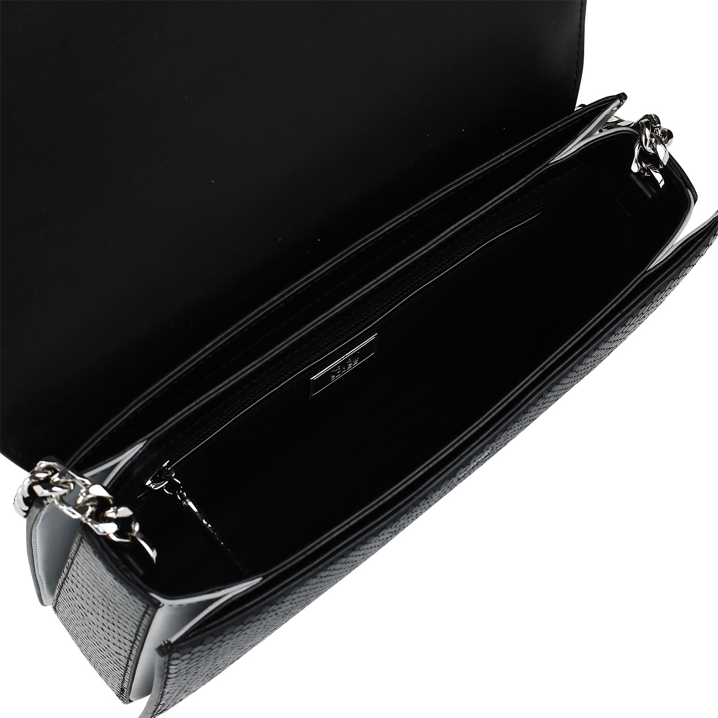 Женская сумочка с отделкой под кожу питона Cavalli Class Milano Rmx