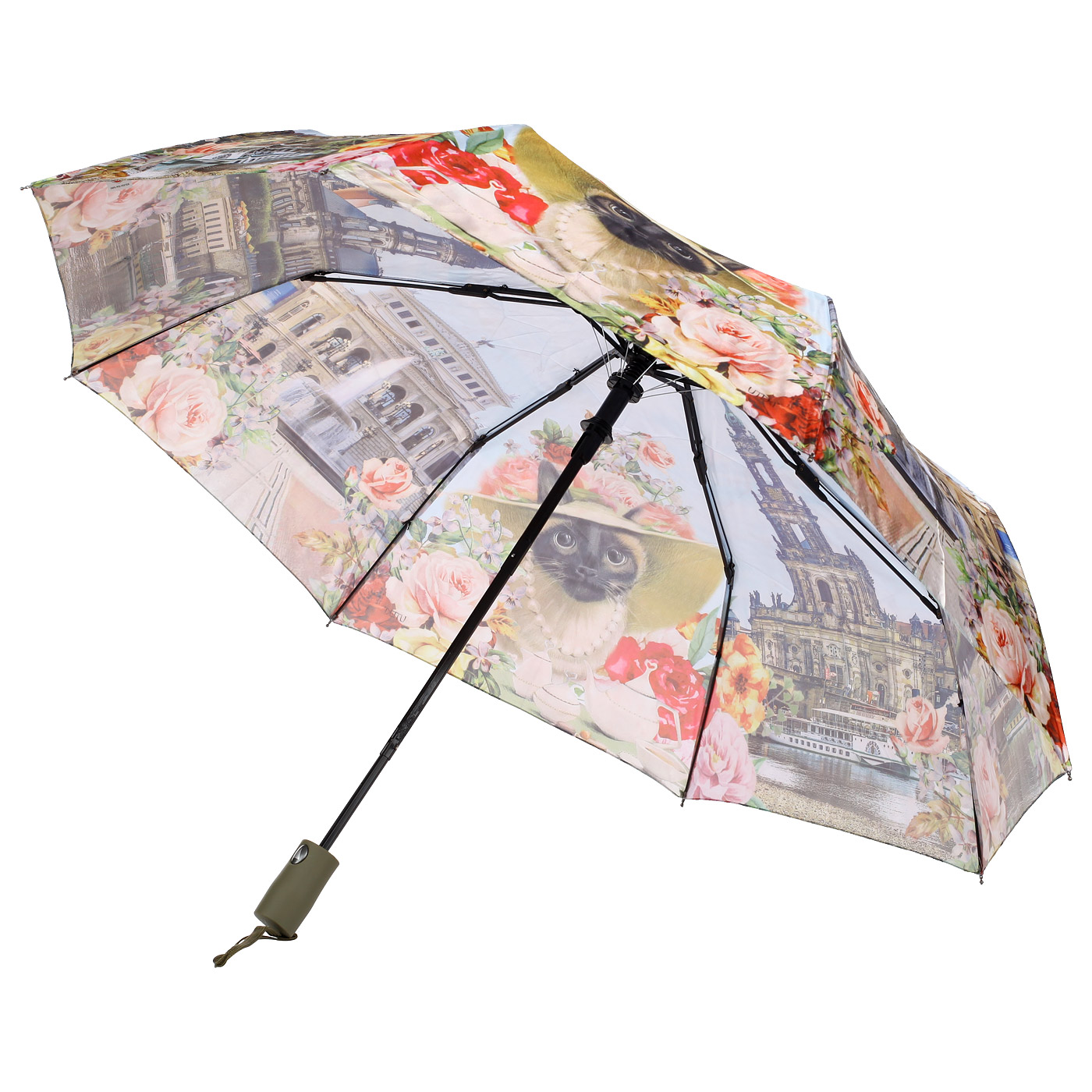 Складной зонт-полуавтомат Uteki 
