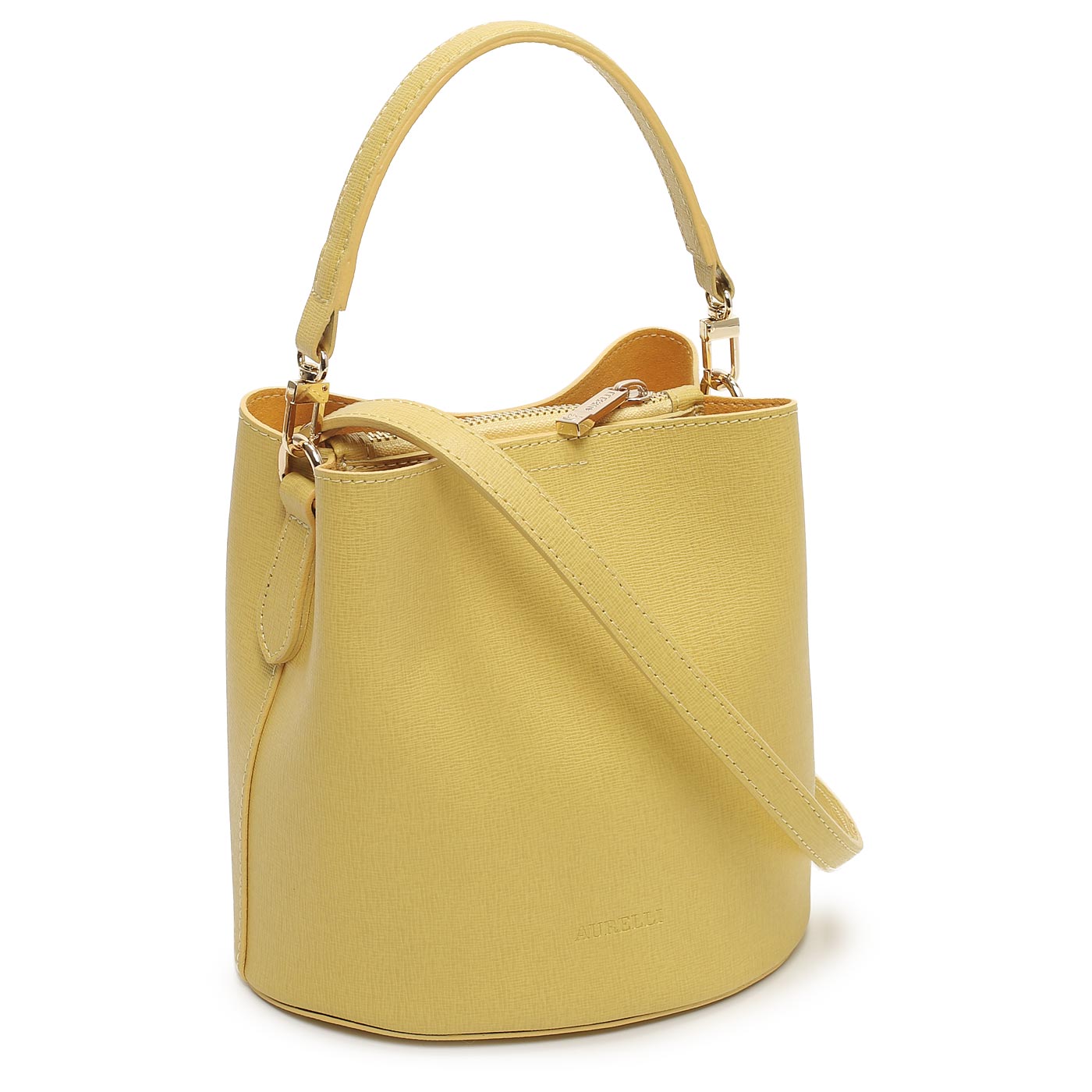 Кожаная сумка Aurelli Saffiano