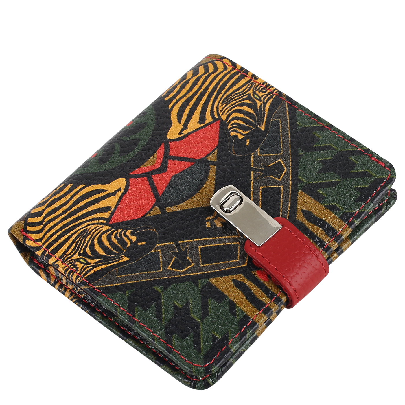 Кошелек складной с принтом Curanni 