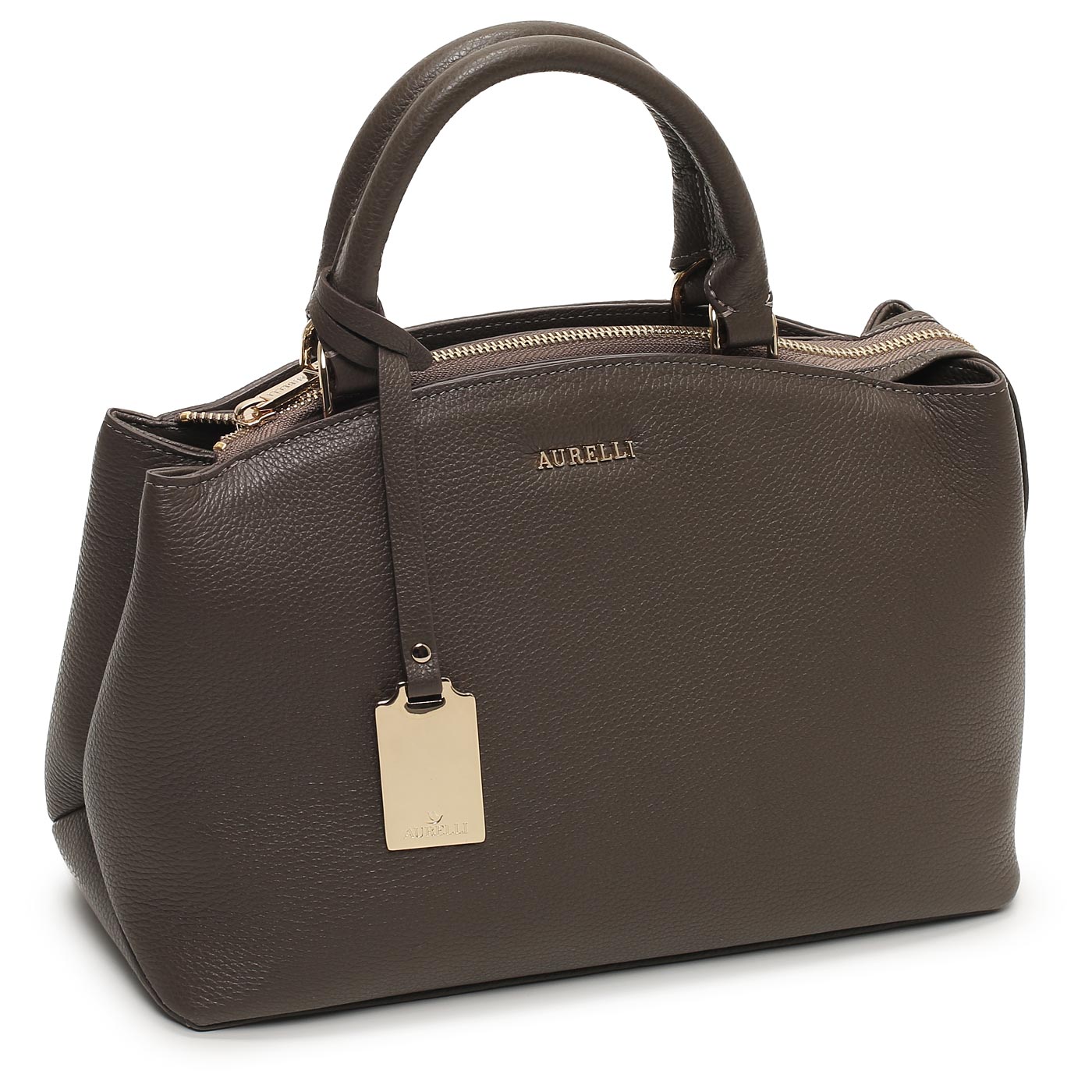 Кожаная сумка Aurelli Saffiano