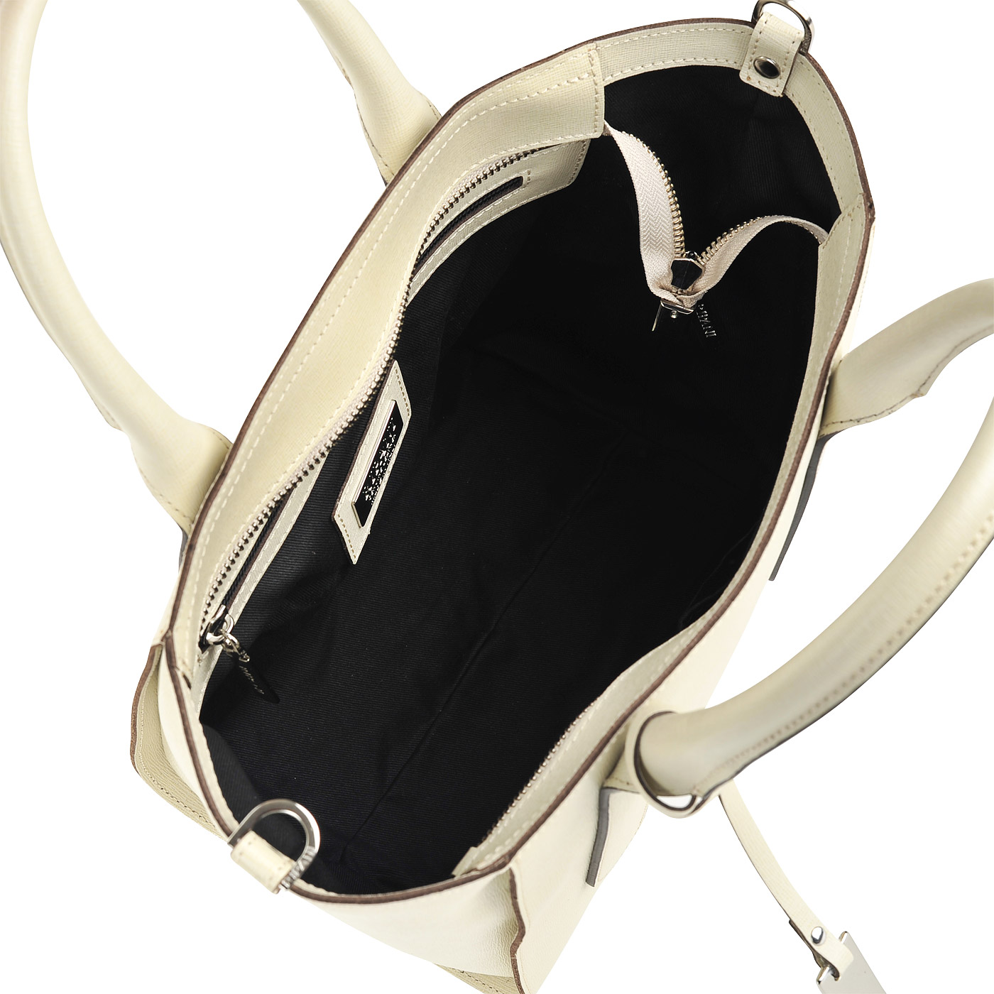 Женская кожаная сумка-трапеция с плечевым ремешком Ripani Cannella
