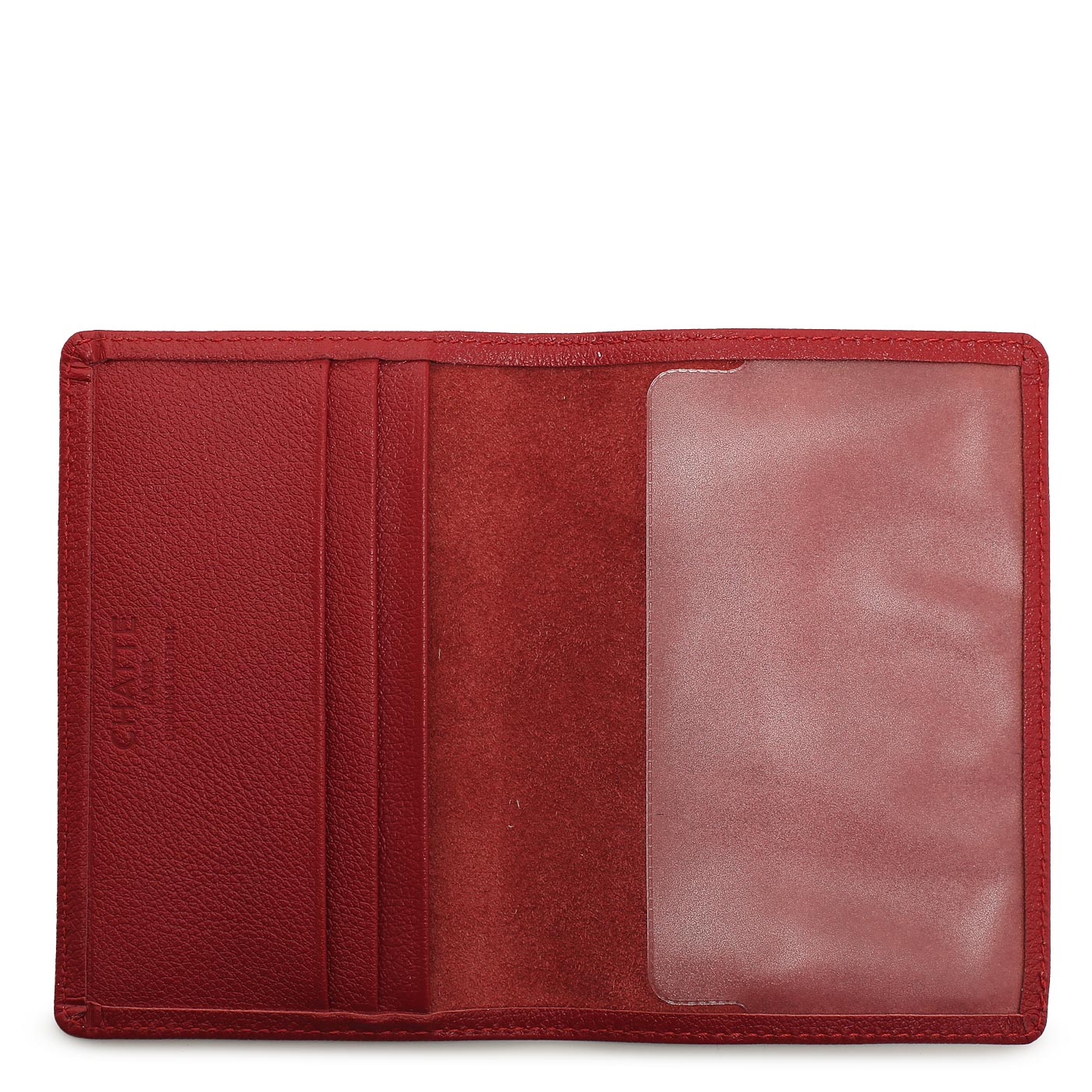 Кожаная обложка для паспорта Chatte Lion