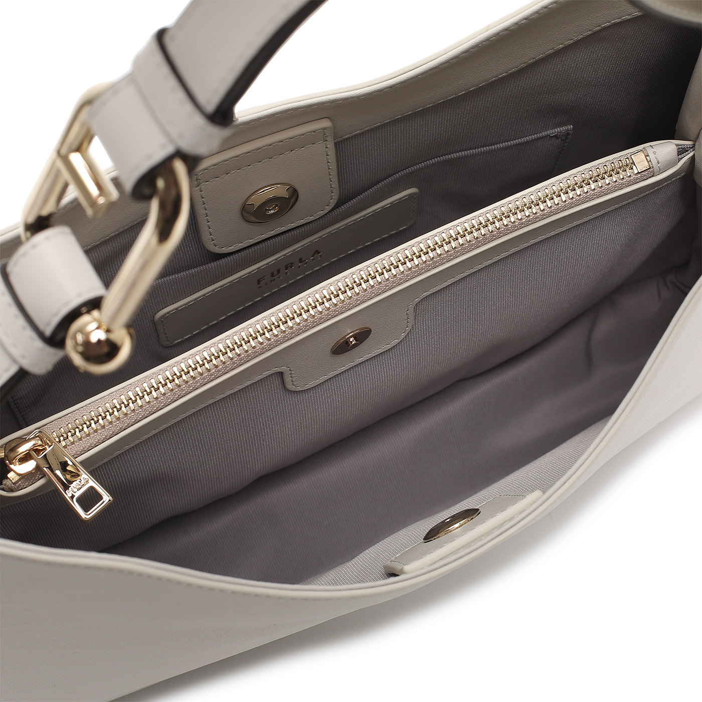 Кожаная сумка Furla Nuvola