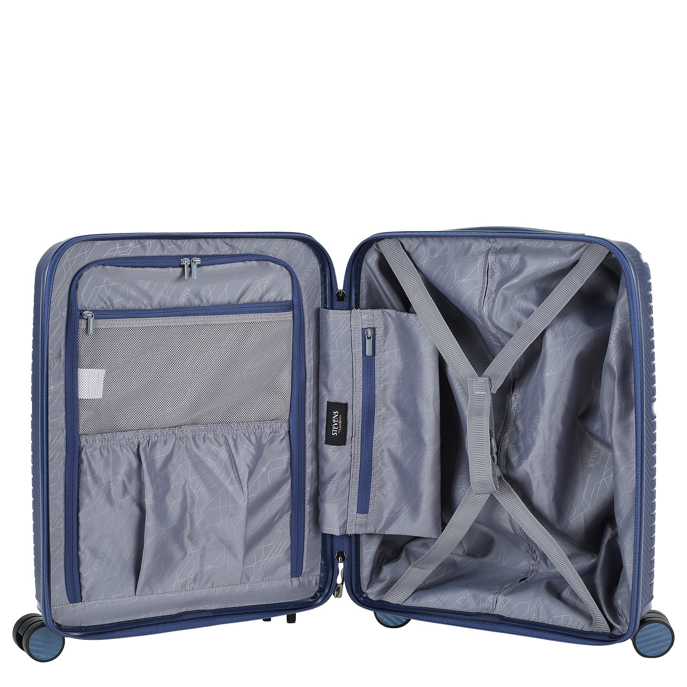 Чемодан маленький S из полипропилена с кодовым замком Stevens Morocco