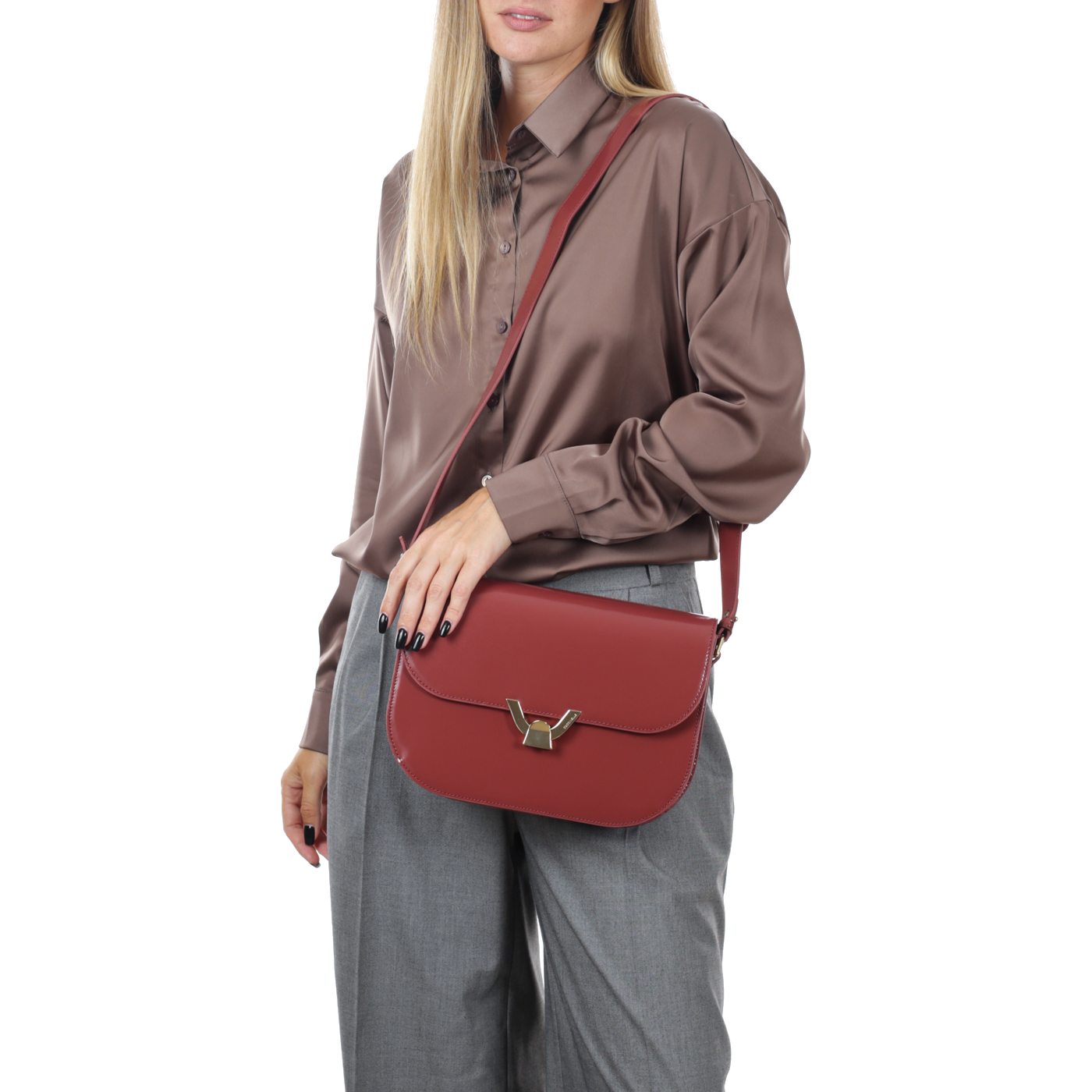 Сумка через плечо Coccinelle CoccinelleDew Shiny calf