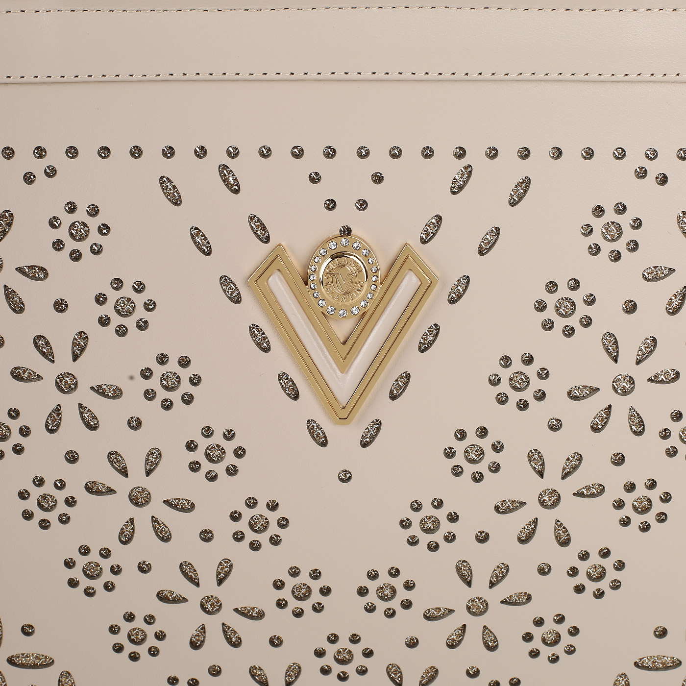 Кожаная сумка с перфорацией Valentino Orlandi Niky