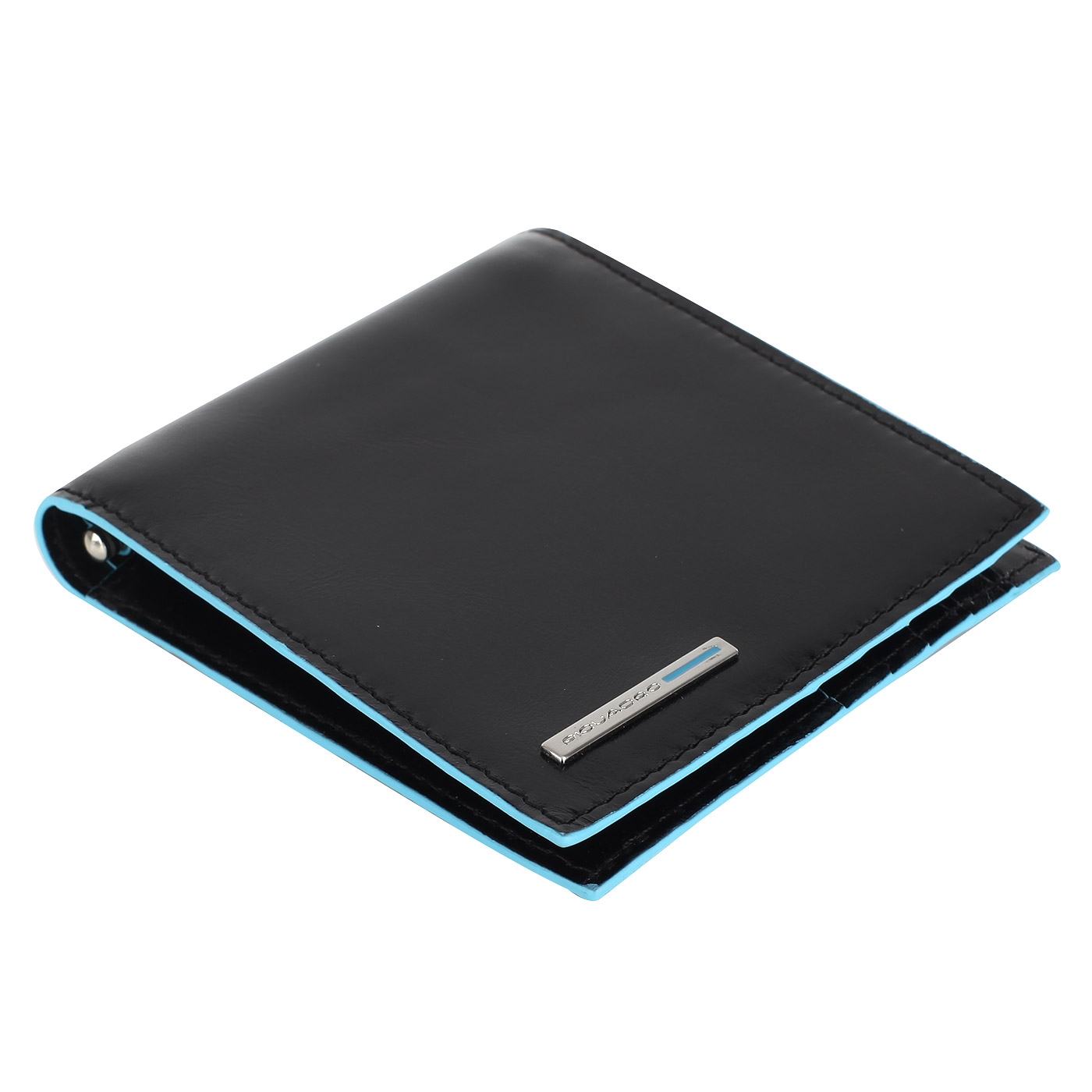 Складное портмоне с зажимом для купюр Piquadro Blue square