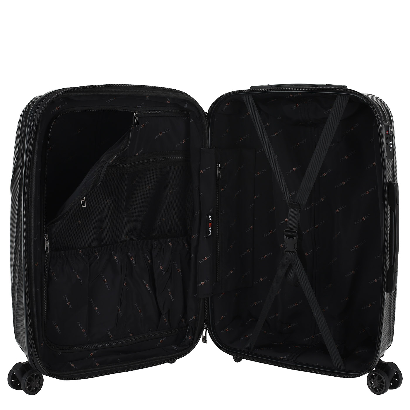 Чемодан средний M из поликарбоната с кодовым замком Eberhart Lotus