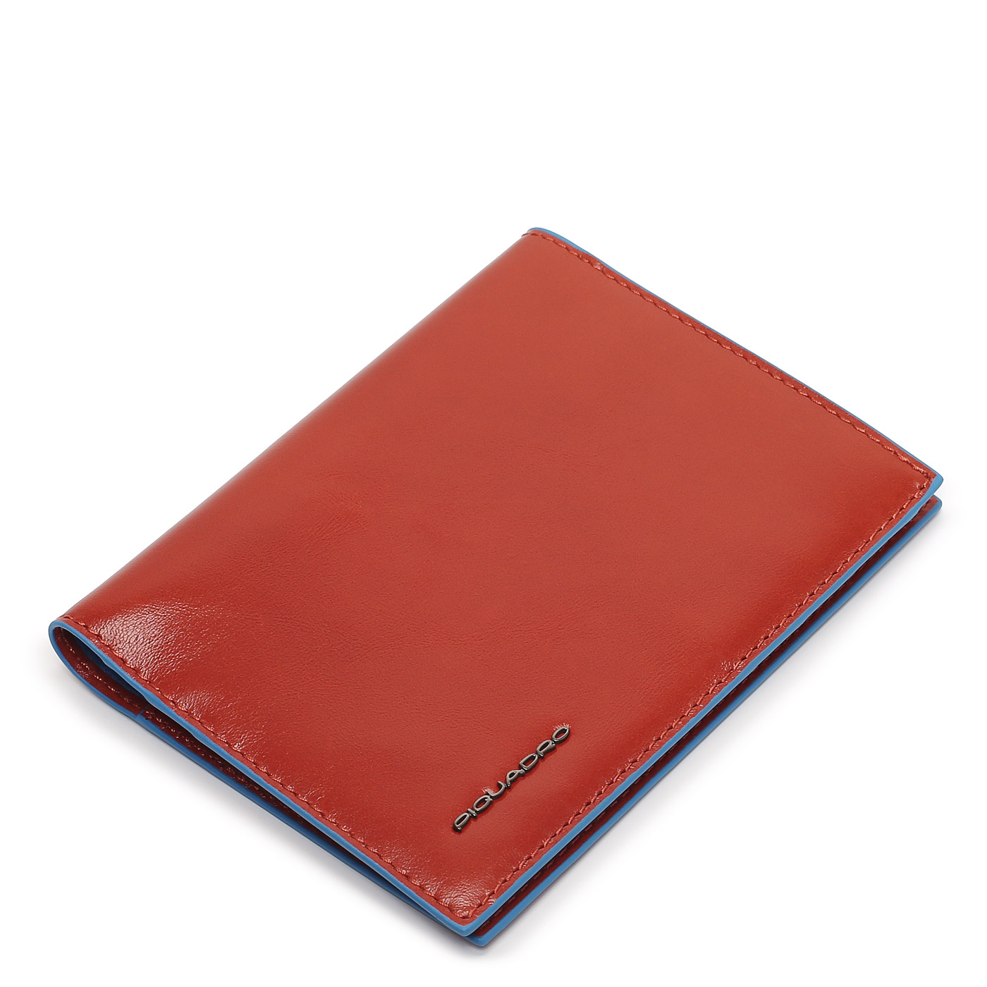 Кожаная обложка для паспорта Piquadro Blue square
