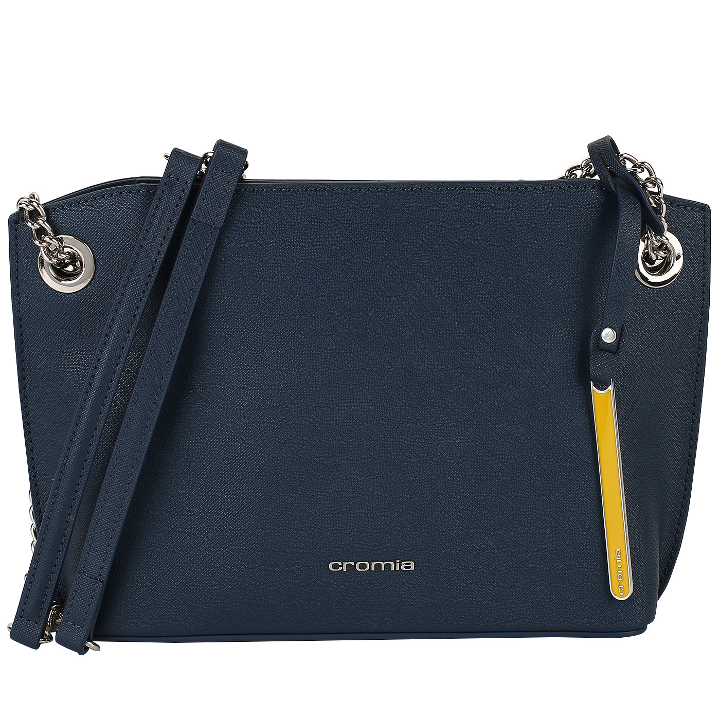 Cromia Женская сумка из синей сафьяновой кожи