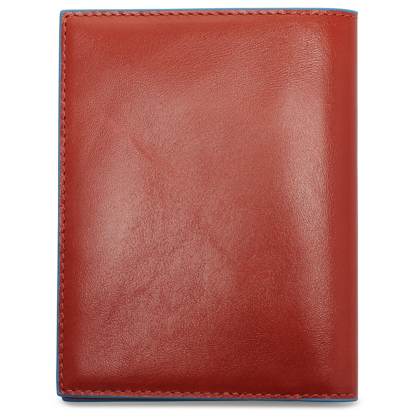 Кожаная обложка для паспорта Piquadro Blue square