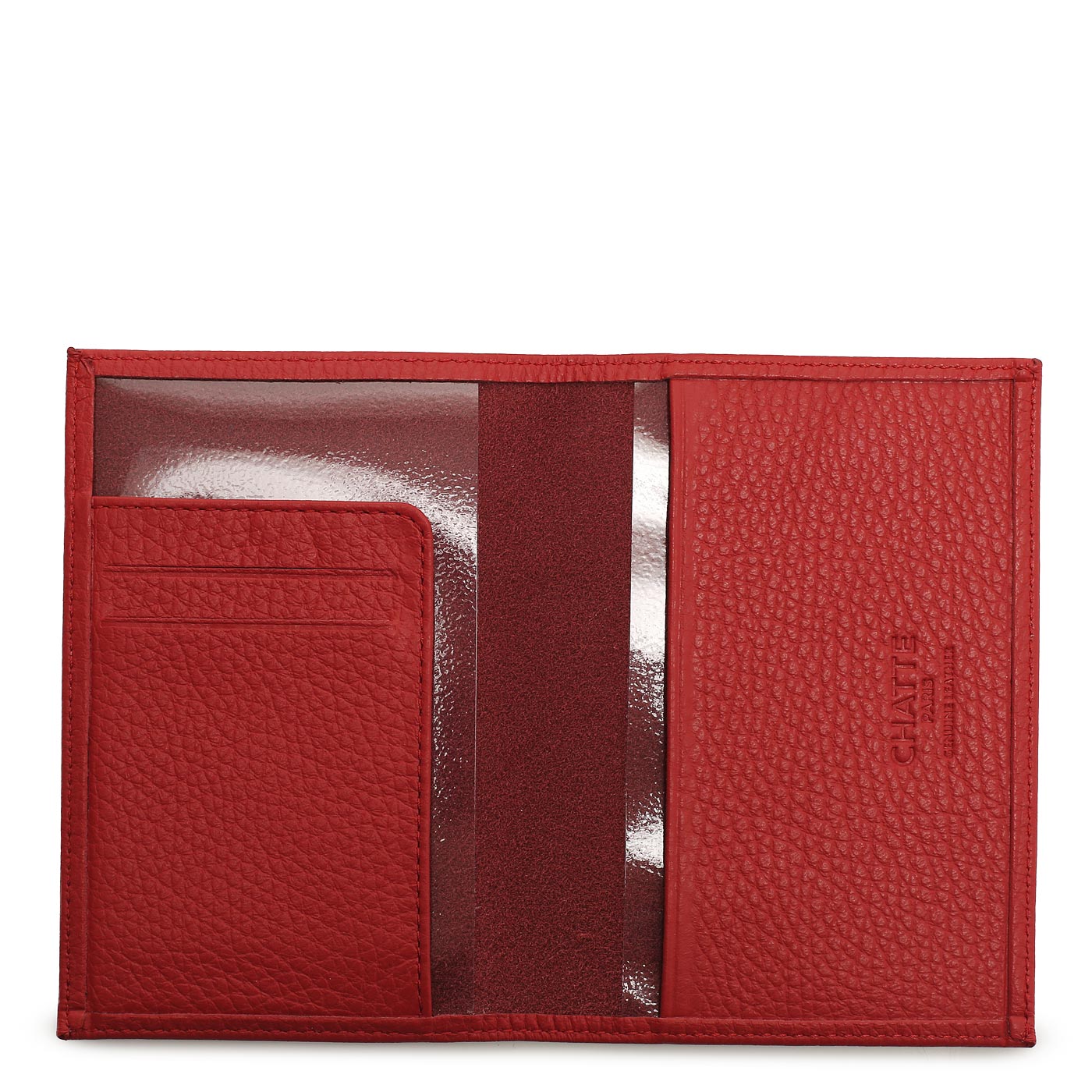 Кожаная обложка для паспорта Chatte Lion