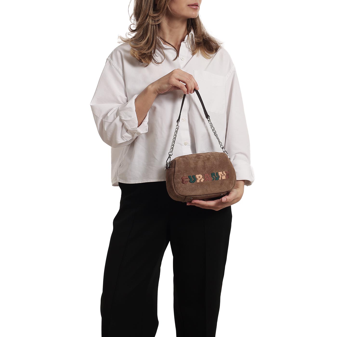 Кожаная сумка Curanni 