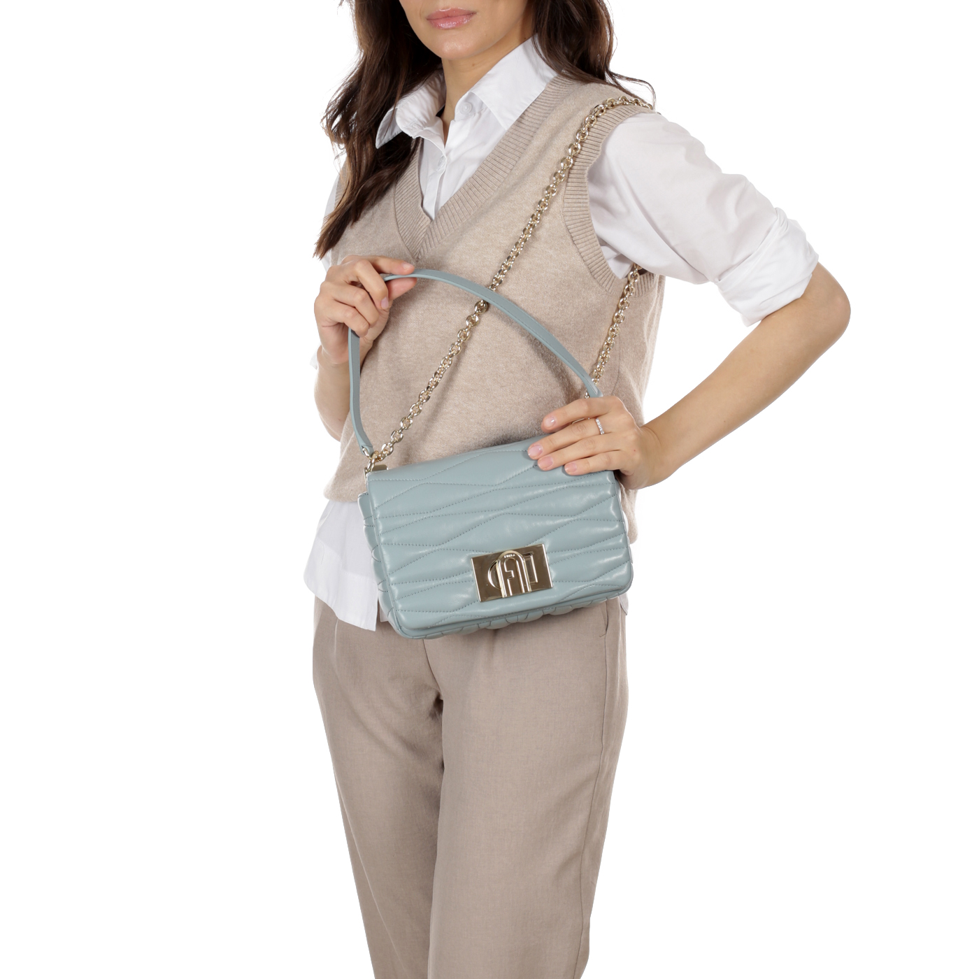 Сумка через плечо с цепочкой Furla 1927